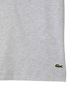 T-Shirt Lacoste Print Grau für Herren