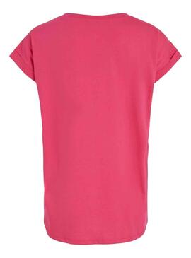 T-Shirt Vila Dreamers Rosa für Damen