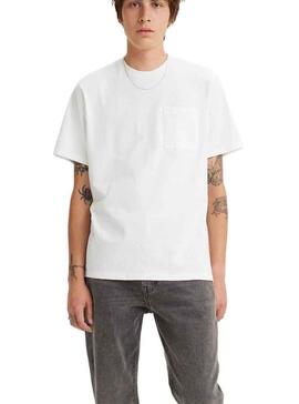 T-Shirt Levis Pocket Weiss für Herren