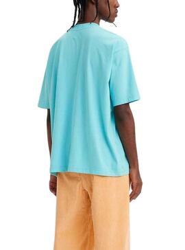 T-Shirt Levis Schlittschuh Blau für Herren