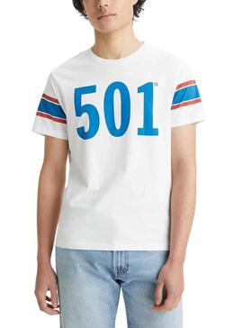 T-Shirt Levis 501 Weiss für Herren