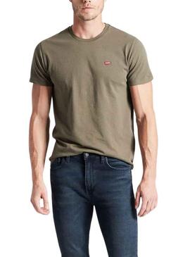 T-Shirt Levis Original Grün für Herren