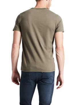 T-Shirt Levis Original Grün für Herren