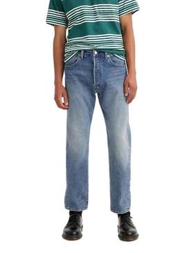 Jeans Levis 501 Crop Blau für Herren