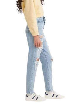 Hose Jeans Levis Mama Jean Blau Claro Damen