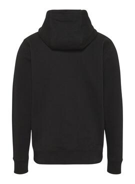 Sweatshirt Tommy Jeans Reg Entry Schwarz für Herren