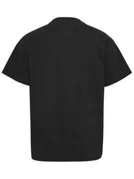 T-Shirt Tommy Jeans Graphic Schwarz für Herren