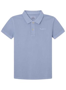 Polo Pepe Jeans Oli Blau für Junge