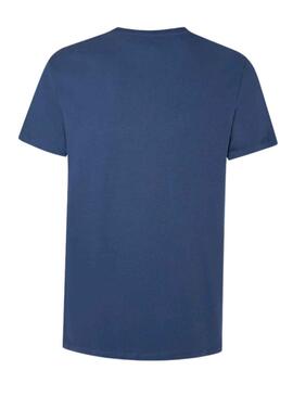 T-Shirt Pepe Jeans Raffael Blau für Herren