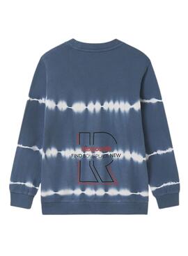 Sweatshirt Mayoral Tie-Dye Blau für Junge