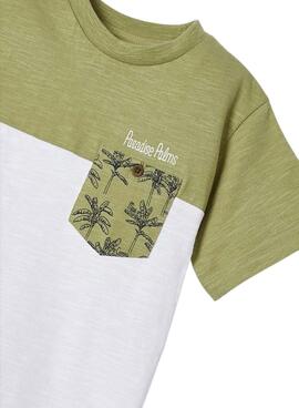 T-Shirt Mayoral Kombination Grün für Junge