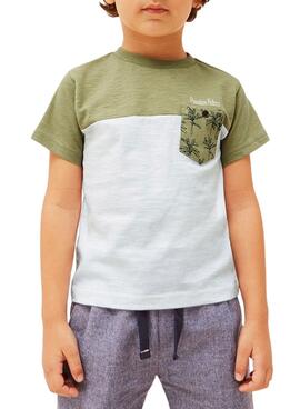 T-Shirt Mayoral Kombination Grün für Junge