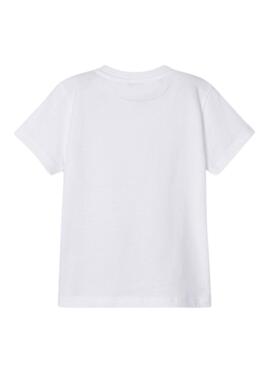 T-Shirt Mayoral Wild Weiss für Junge