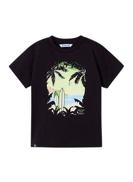 T-Shirt Mayoral Paradise Schwarz für Junge