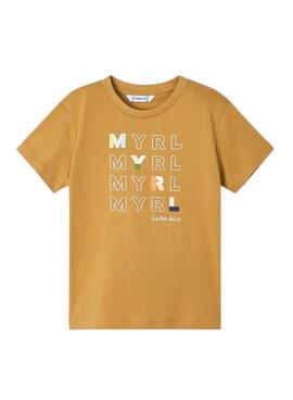 T-Shirt Mayoral Basis Camel für Junge