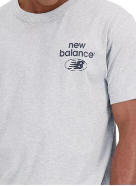 T-Shirt New Balance Reimagined Grau für Herren