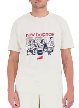 T-Shirt New Balance Atletics Remastered Weiss