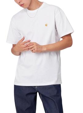 T-Shirt Carhartt Chase Weiss für Herren