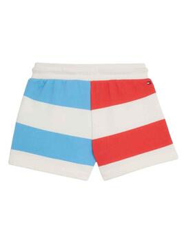 Shorts Tommy Hilfiger Stripe Weiss für Mädchen