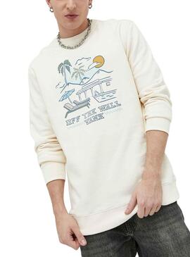 Sweatshirt Vans Resort Weiss für Herren