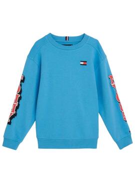 Sweatshirt Tommy Hilfiger Fun Blau für Junge