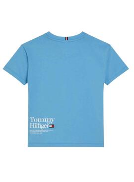 T-Shirt Tommy Hilfiger Stern Blau für Junge