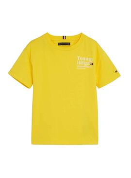 T-Shirt Tommy Hilfiger Stern Gelb für
