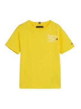 T-Shirt Tommy Hilfiger Stern Gelb für