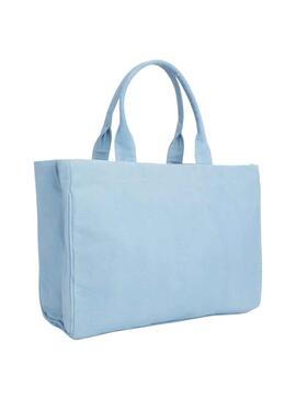 Handtasche Tommy Hilfiger Natural Blau für Damen