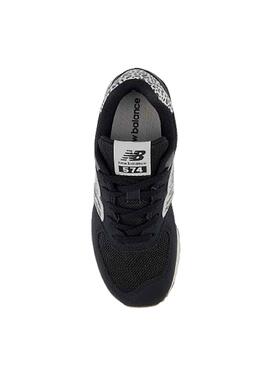 Sneakers New Balance 574 Mini Schwarz Mädchen und Junge