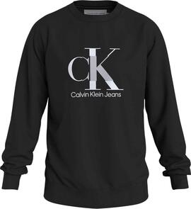 Sweatshirt Calvin Klein Disrupted Schwarz fur Herren