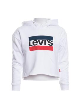 Sweatshirt Levis White Mystery für Mädchen