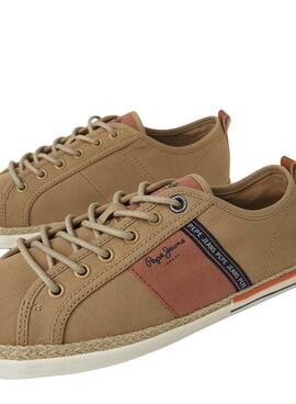 Sneakers Pepe Jeans Maoui Tape Camel für Herren