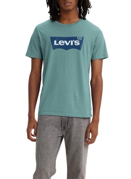 T Shirt Levis Graphic Grun fur Herren
