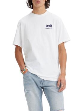 T-Shirt Levis Artwork Weiss für Herren