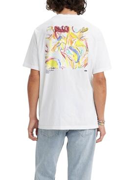 T-Shirt Levis Artwork Weiss für Herren
