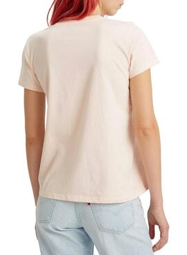 T-Shirt Levis Perfect Tee Rosa für Damen