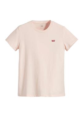 T-Shirt Levis Perfect Tee Rosa für Damen