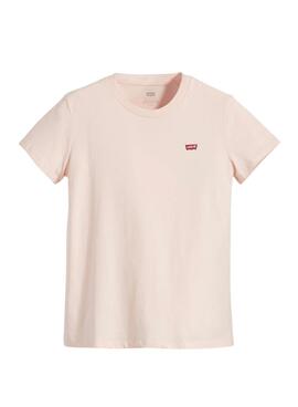 T-Shirt Levis Perfect Tee Rosa für Damen