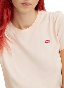 T-Shirt Levis Perfect Tee Rosa für Damen