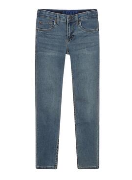 Hose Jeans Levis 512 Slim Blau für Junge