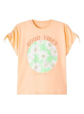 T-Shirt Name It Fatima Orange für Mädchen