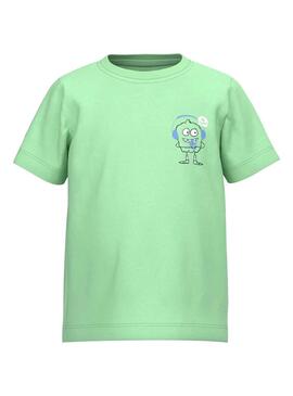 T-Shirt Name It Velix Grün für Junge