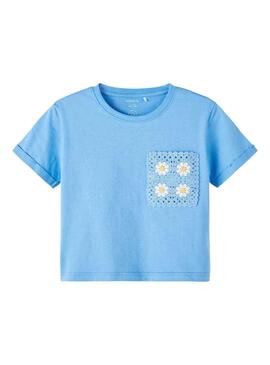 T-Shirt Name It Fidda Blau für Mädchen
