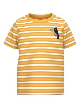 T-Shirt Name It Dass Gelb für Junge
