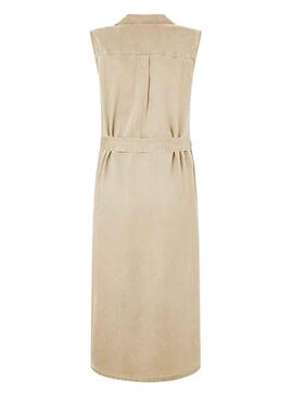 Kleid Pepe Jeans Maggie Beige für Damen