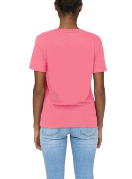 T-Shirt Only Lenni Rosa für Damen