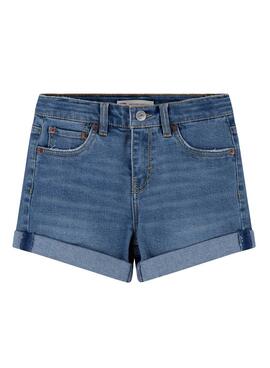 Shorts Levis Freundin Blau für Mädchen