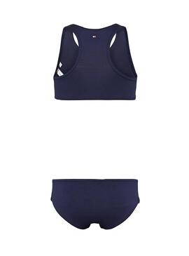Bikini Tommy Hilfiger Bralette Set Marine Blau Mäd