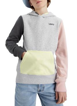 Sweatshirt Levis Colorblock Grau für Junge